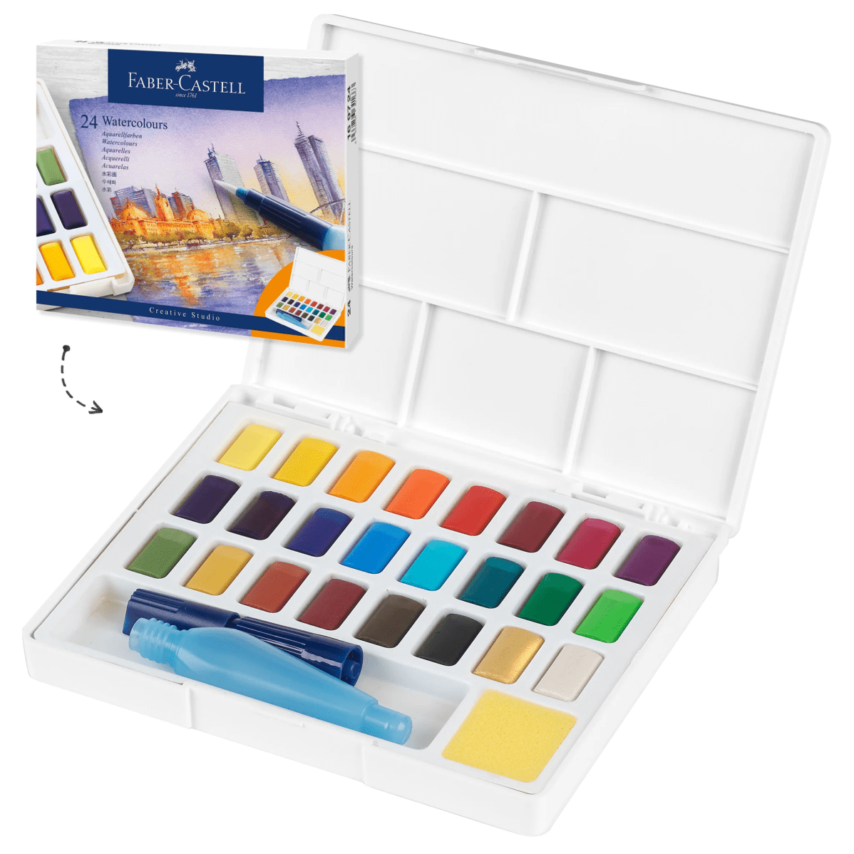WATERCOLOUR PAN SETS FABER CASTELL - Image 6