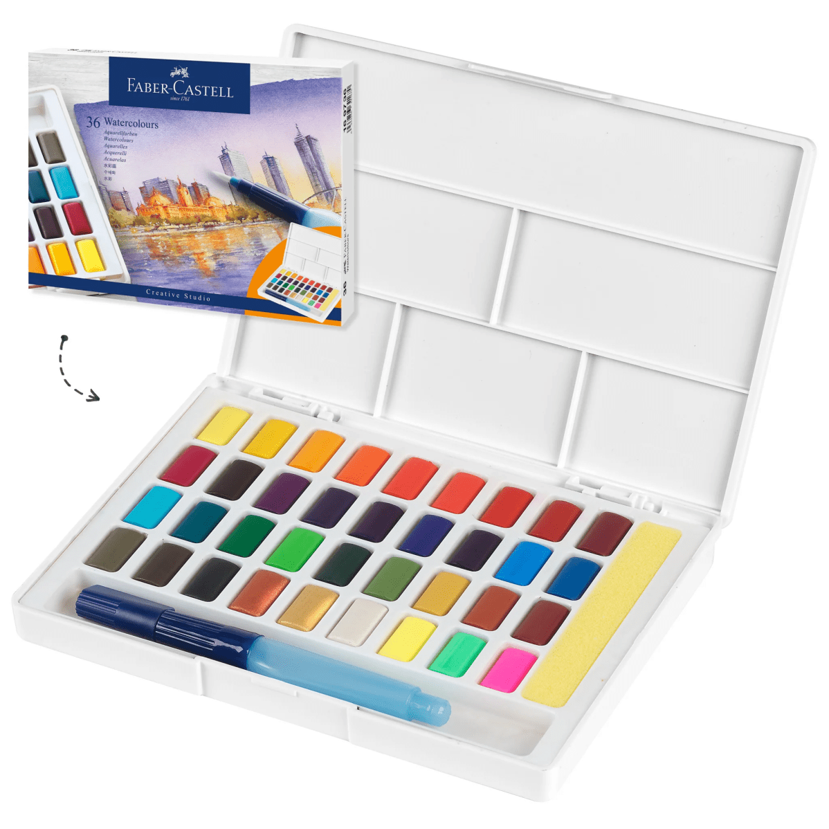 WATERCOLOUR PAN SETS FABER CASTELL - Image 4