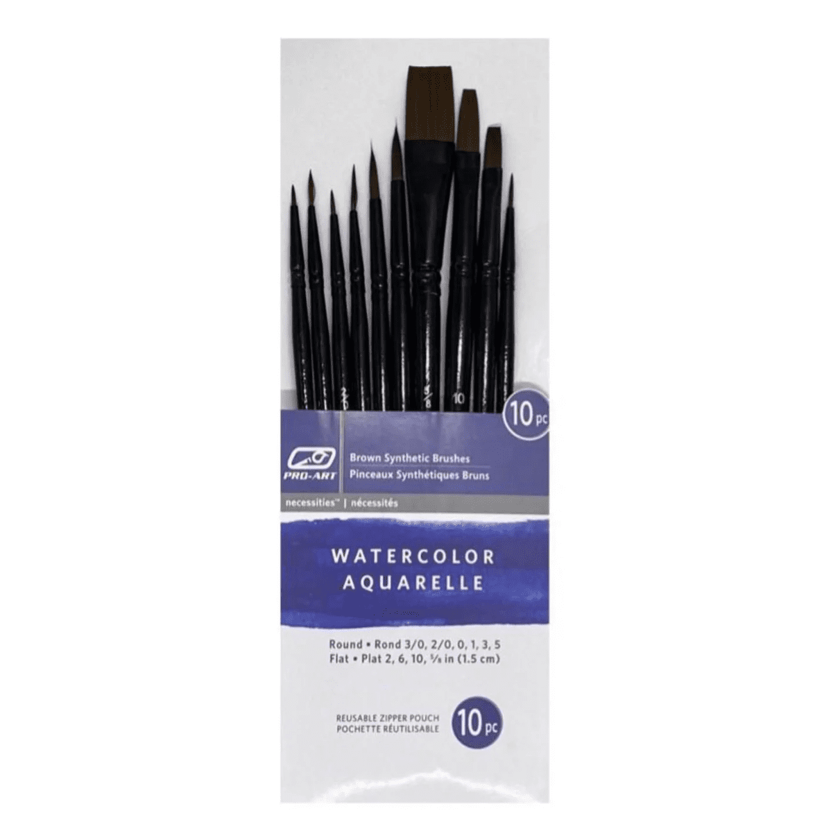 WATERCOLOR BRUSH SET 10pce