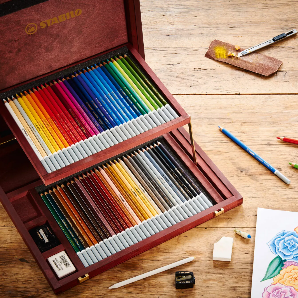 CARBOTHELLO CHALK PASTEL PENCILS - STABILO