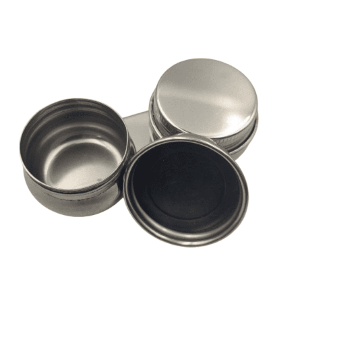 DOUBLE DIPPER STAINLESS STEEL WITH LID - Image 2